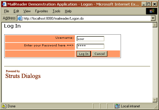 MailReader Login